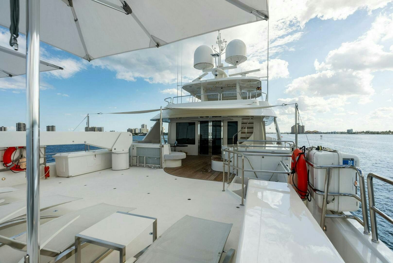 a boat on the water aboard ANTARES Yacht for Sale