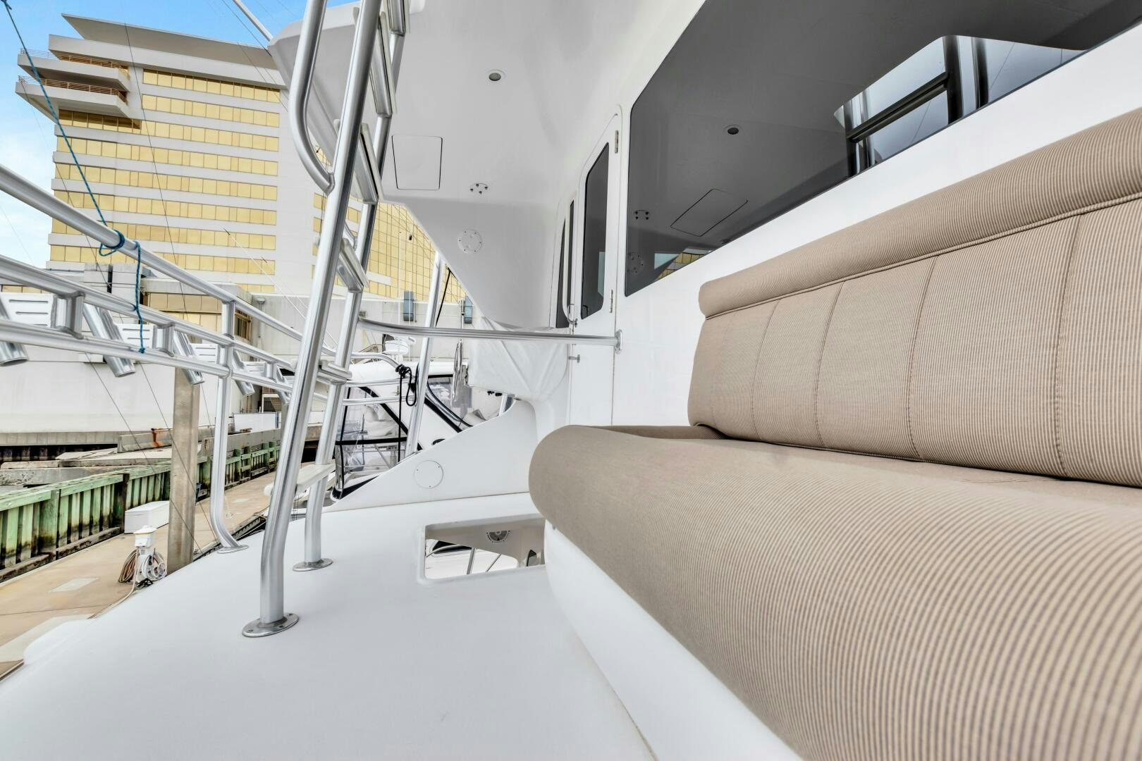 a large white machine aboard BERRY BLESSED Yacht for Sale