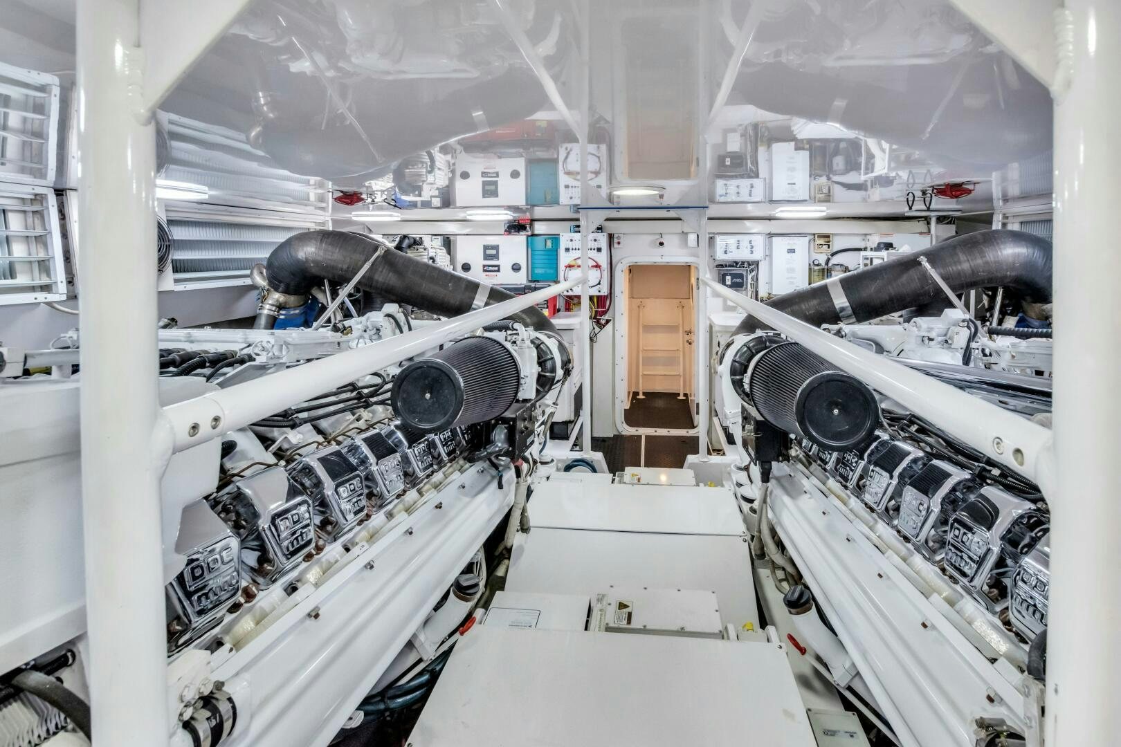 a room with machinery aboard BERRY BLESSED Yacht for Sale