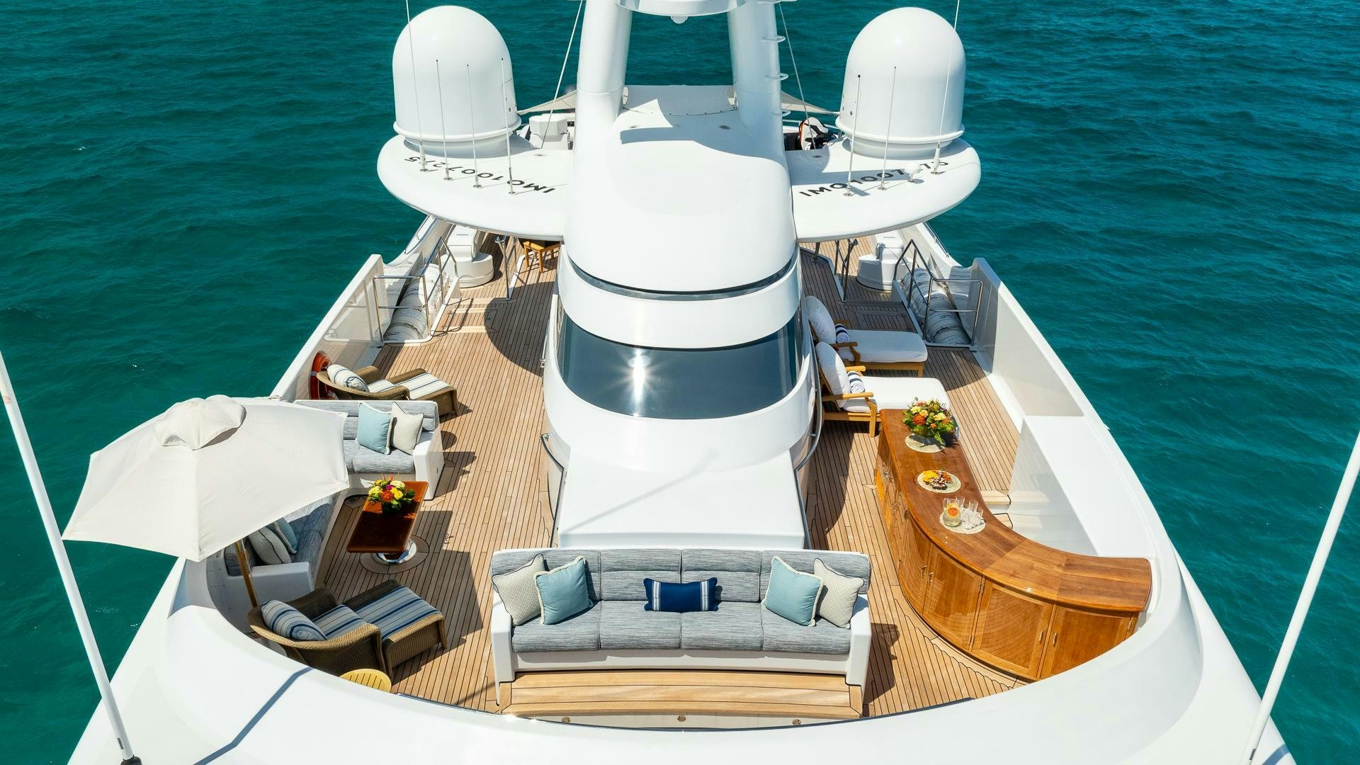 a boat on the water aboard AMANTI Yacht for Sale