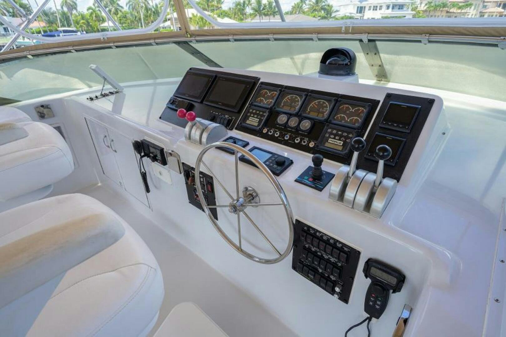 the cockpit of a plane aboard BELLAGIO Yacht for Sale