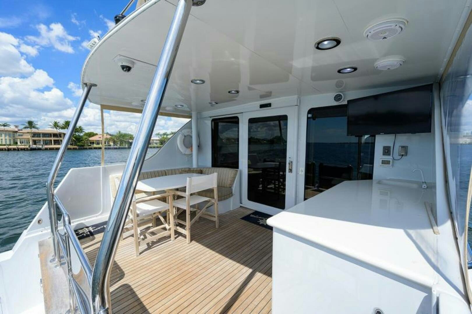 a boat on the water aboard BELLAGIO Yacht for Sale