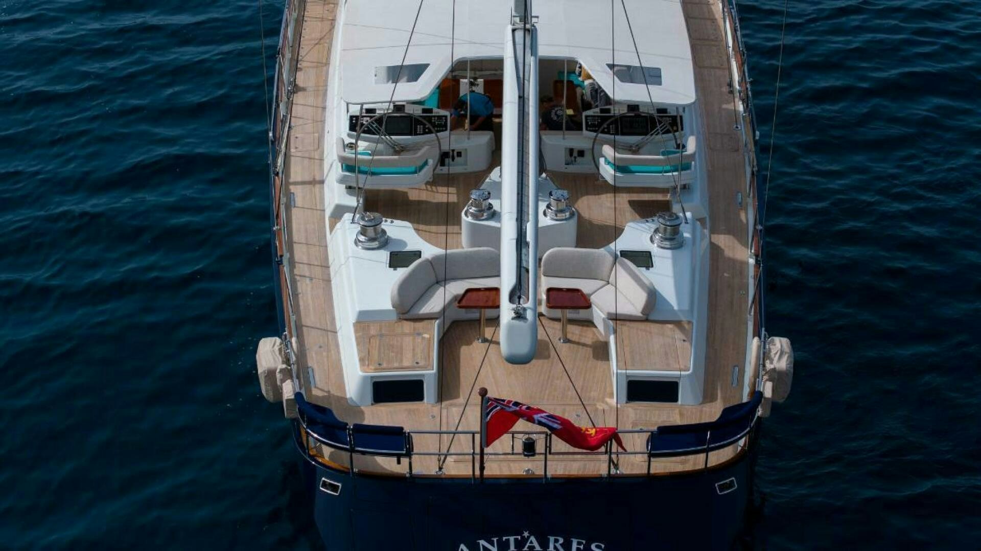 a boat on the water aboard ANTARES Yacht for Sale