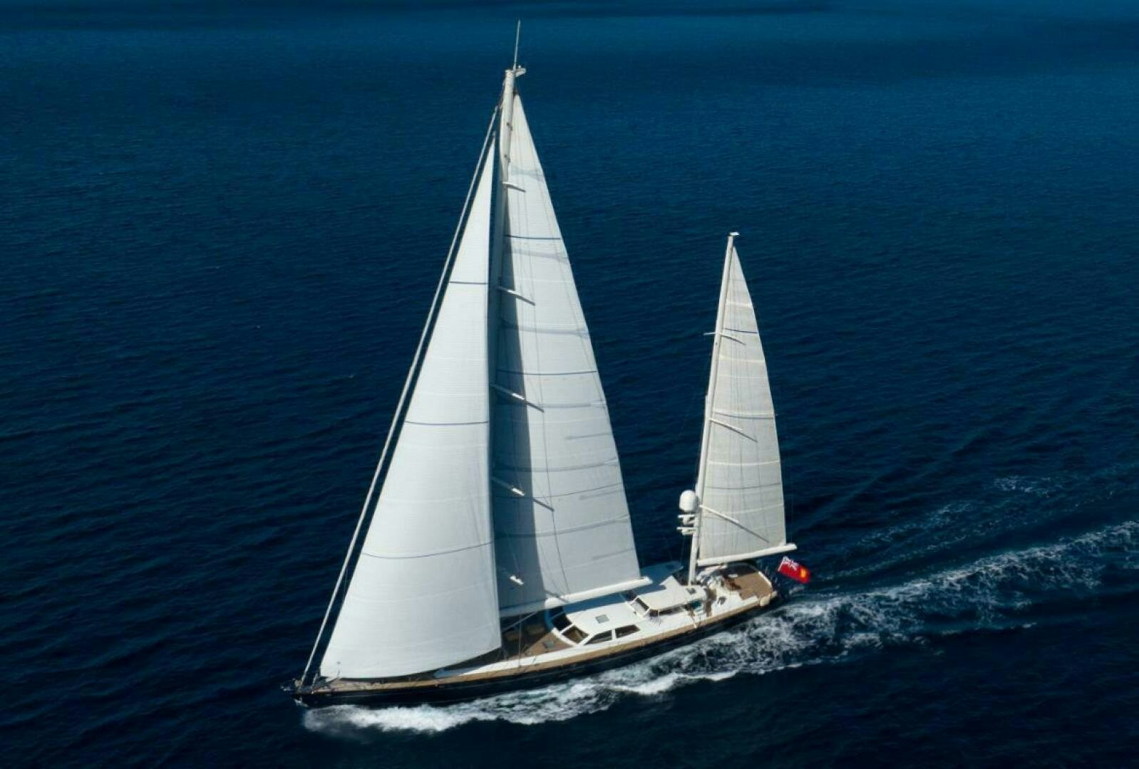 a sailboat on the water aboard ANTARES Yacht for Sale