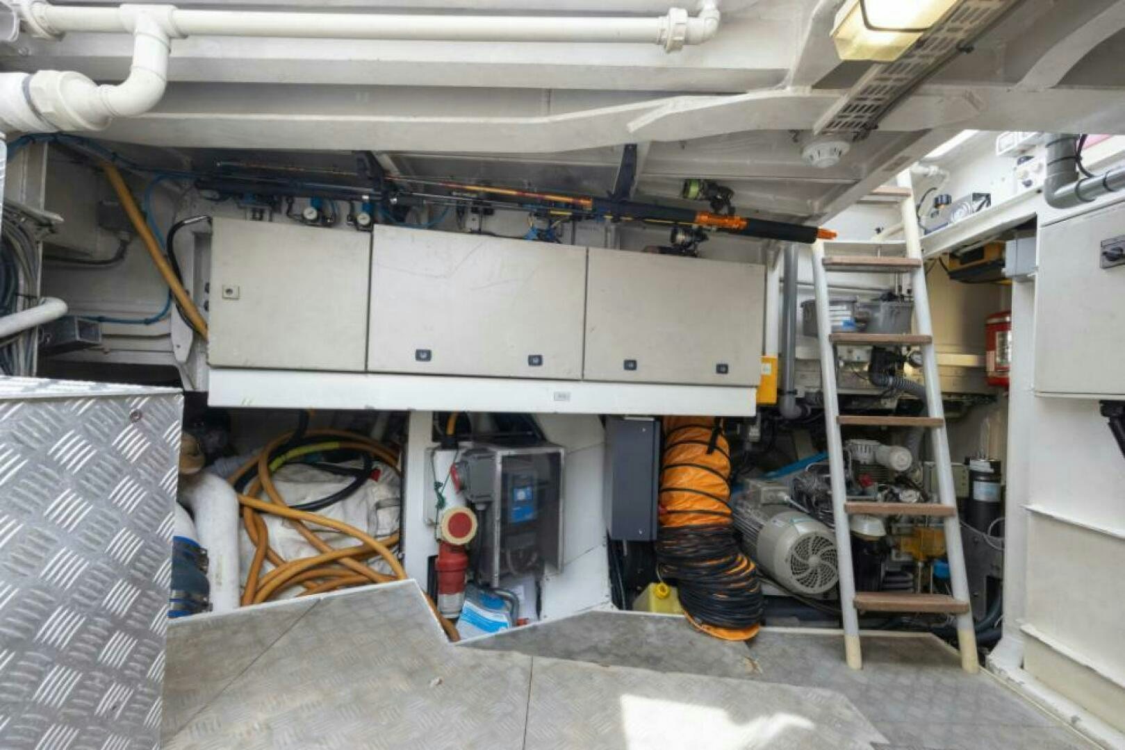 a large machine with a few machines aboard ANTARES Yacht for Sale