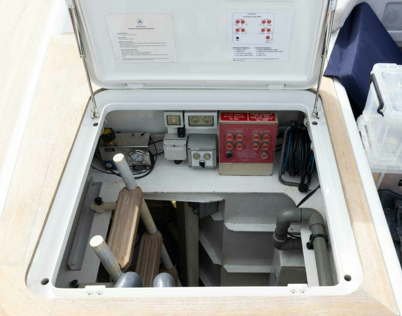 a close-up of a machine aboard ANTARES Yacht for Sale