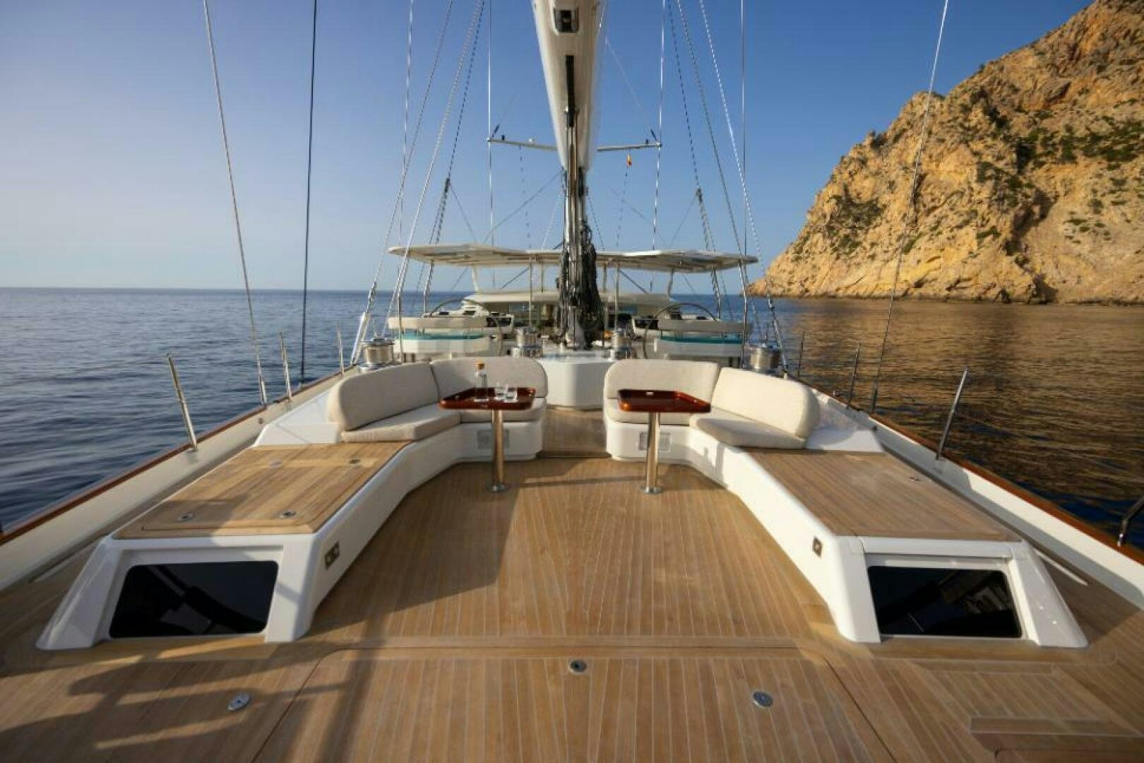 a boat on the water aboard ANTARES Yacht for Sale