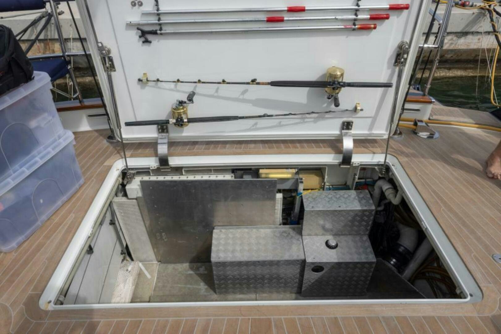 a machine on the machine aboard ANTARES Yacht for Sale