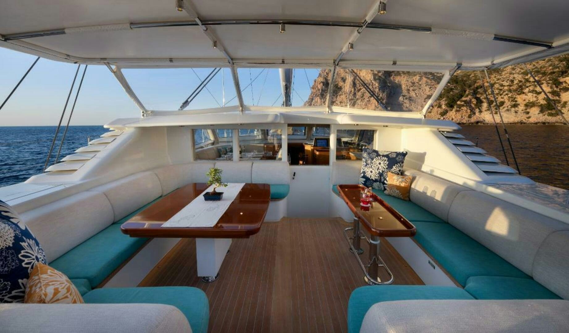 a boat on the water aboard ANTARES Yacht for Sale