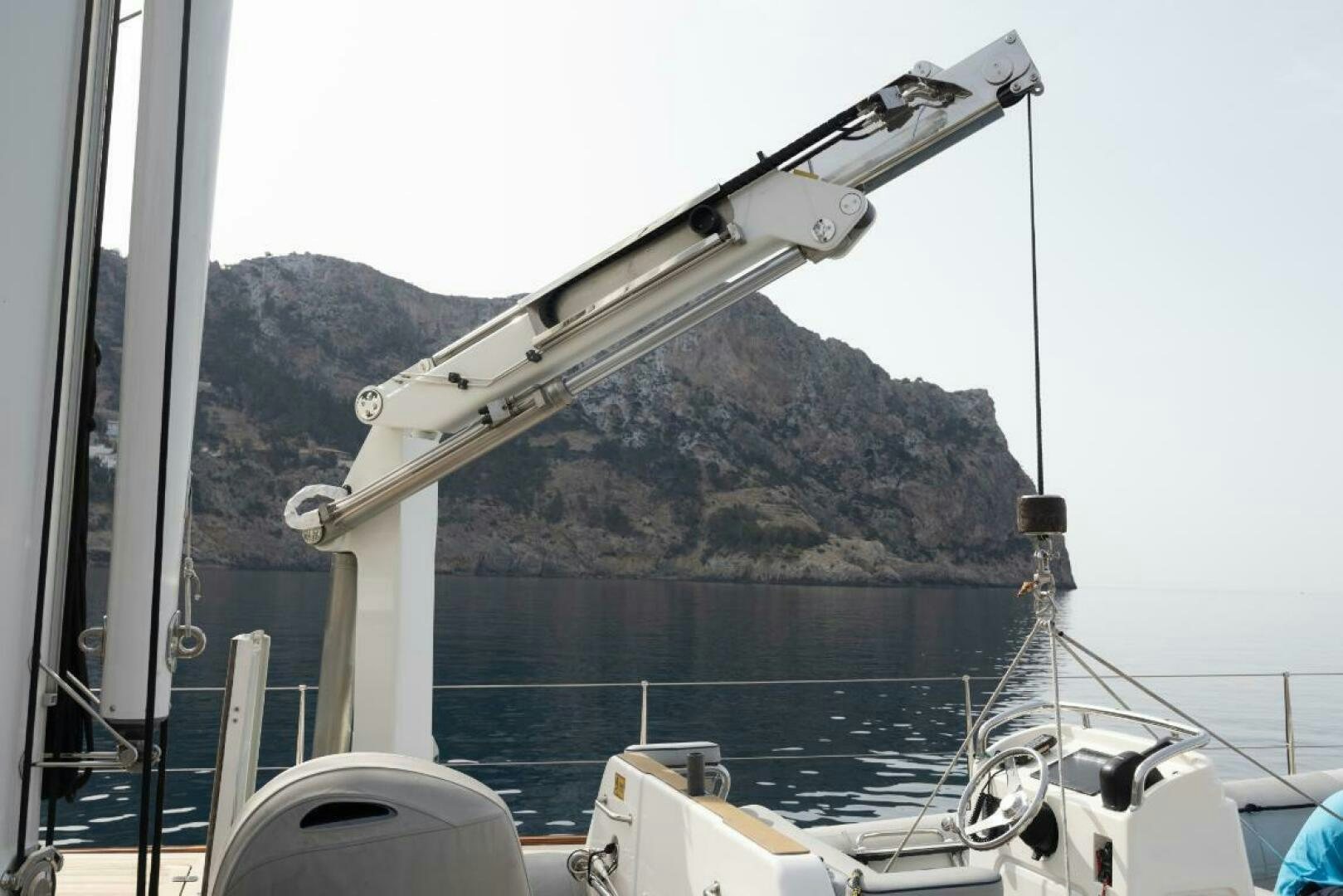 a boat on the water aboard ANTARES Yacht for Sale