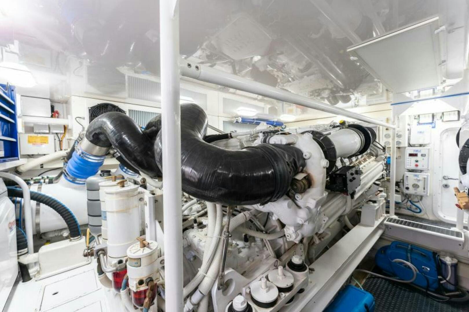 a machine with a large pipe aboard SALT STRUK Yacht for Sale