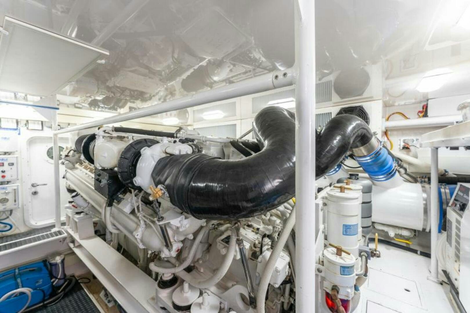 a machine with a pipe aboard SALT STRUK Yacht for Sale