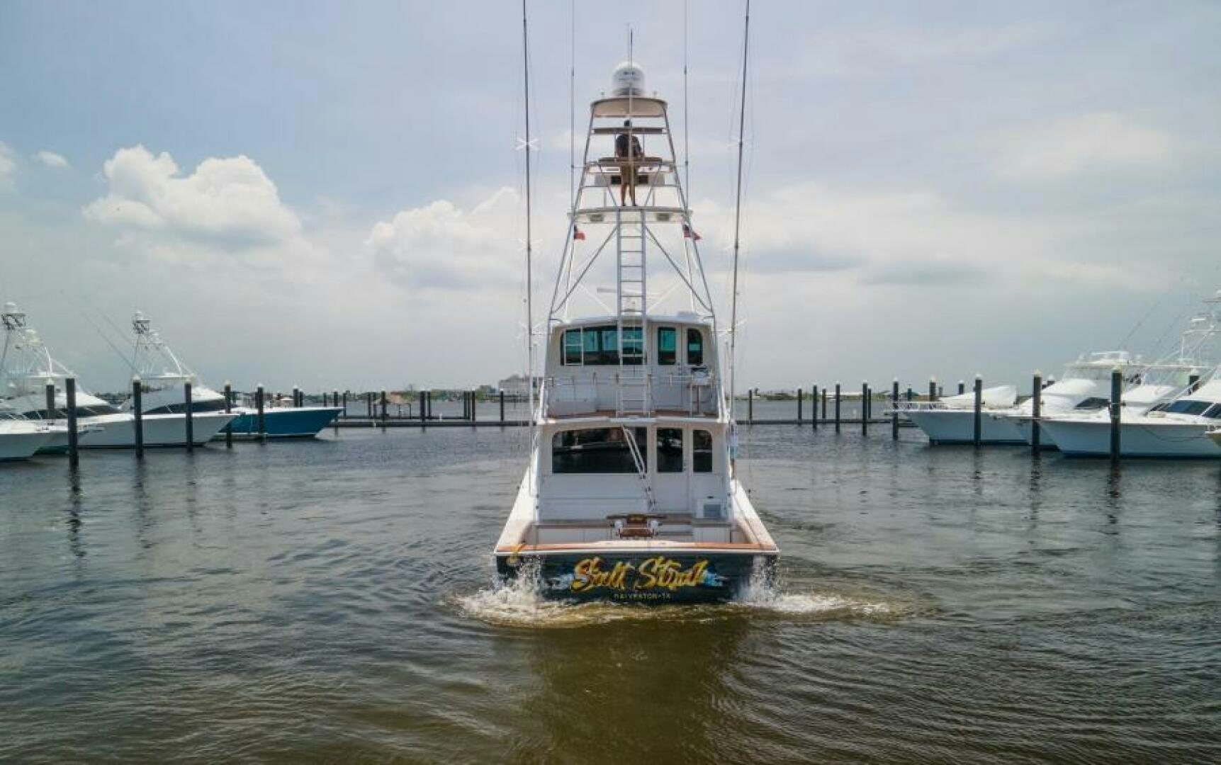 a boat in the water aboard SALT STRUK Yacht for Sale
