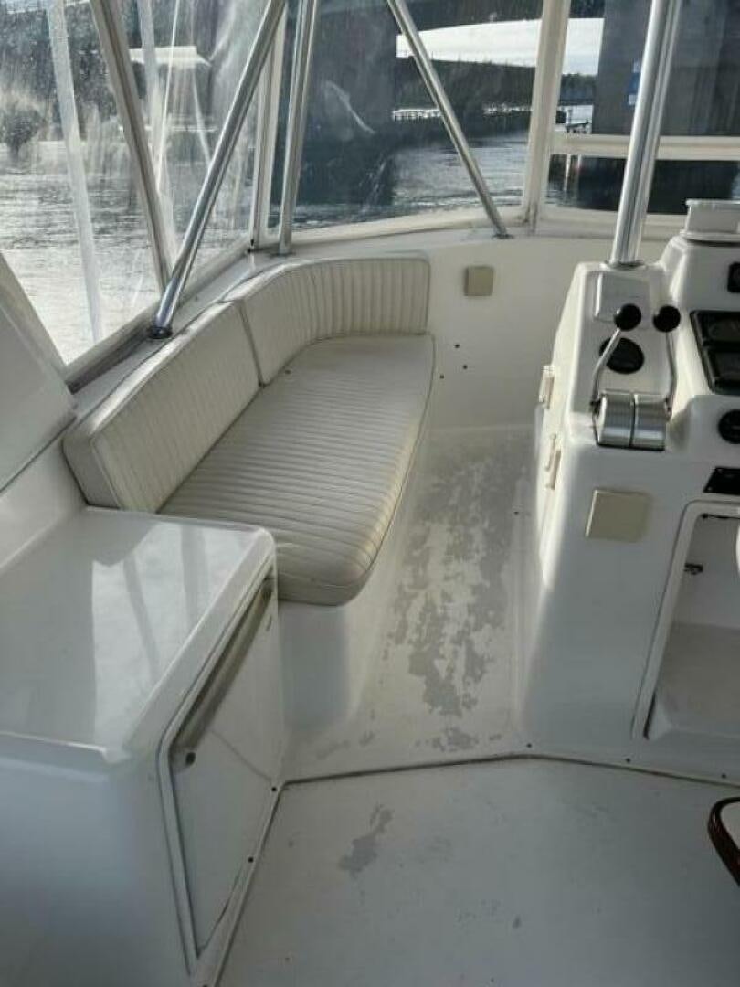a vehicle with a seat and a window aboard GREAT WHITE Yacht for Sale