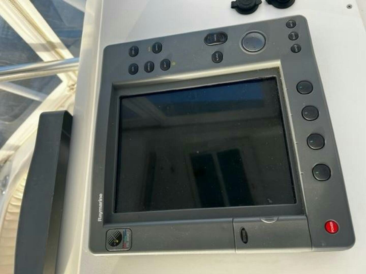 a white microwave oven aboard GREAT WHITE Yacht for Sale