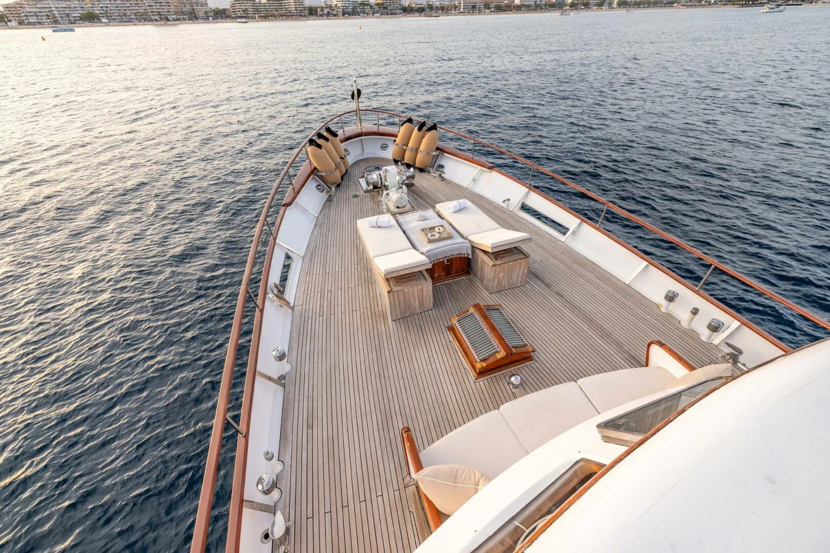 a boat on the water aboard SISSI Yacht for Sale