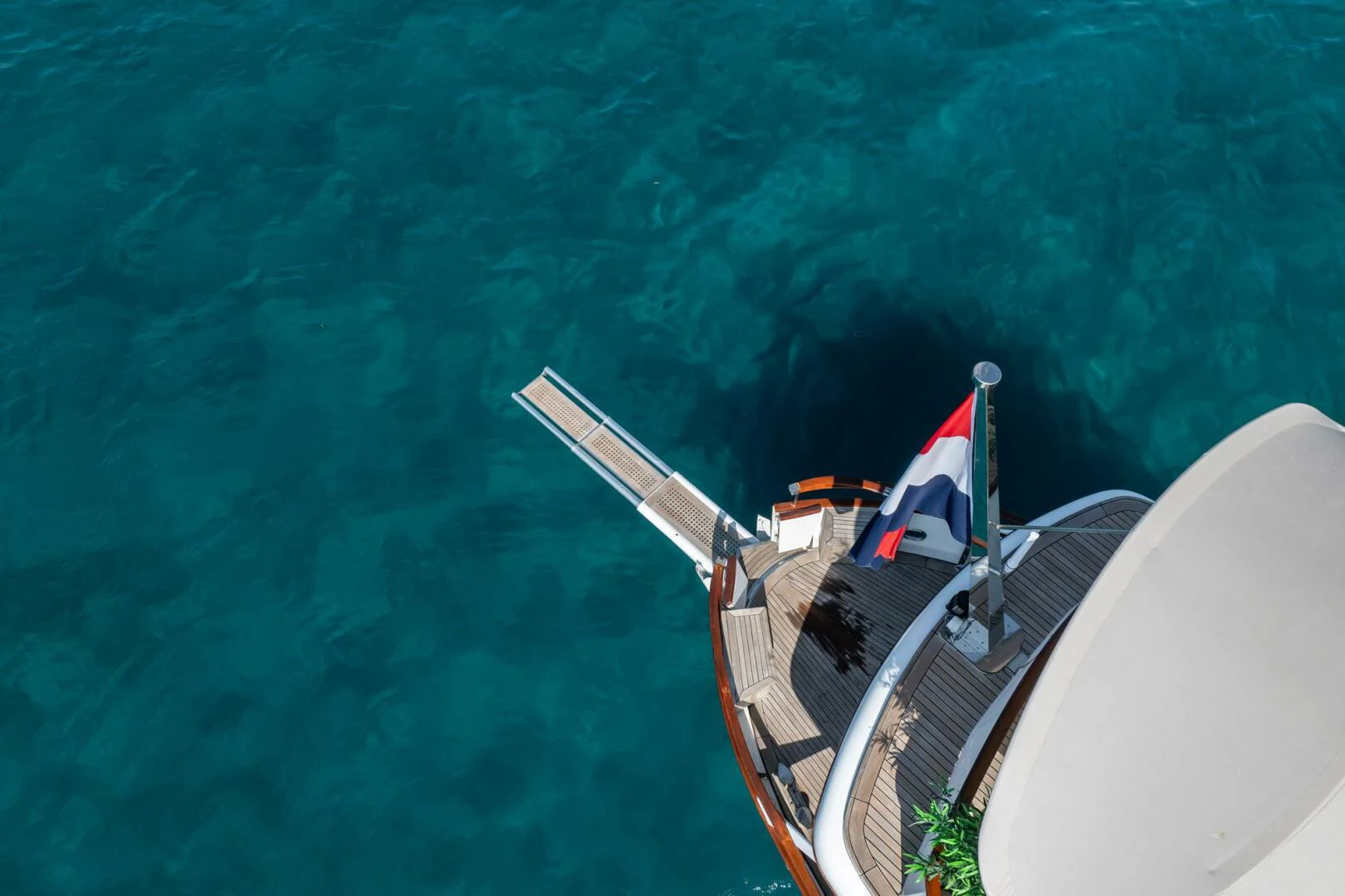 a boat in the water aboard SISSI Yacht for Sale