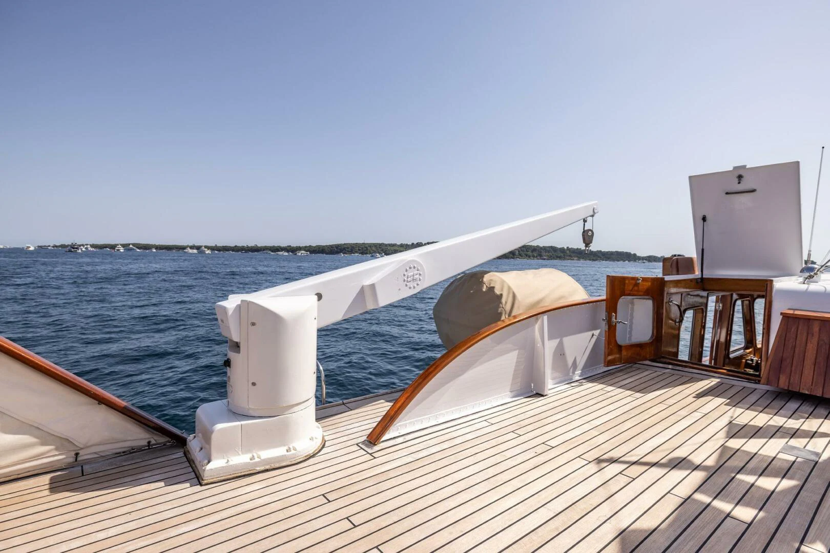 a boat on the water aboard SISSI Yacht for Sale