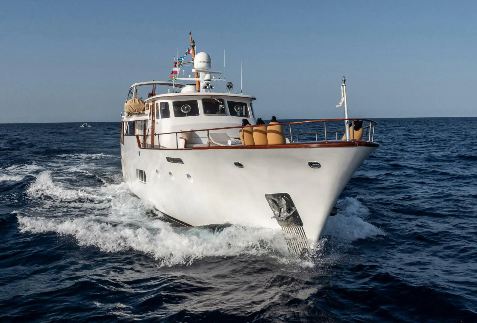 a boat on the water aboard SISSI Yacht for Sale