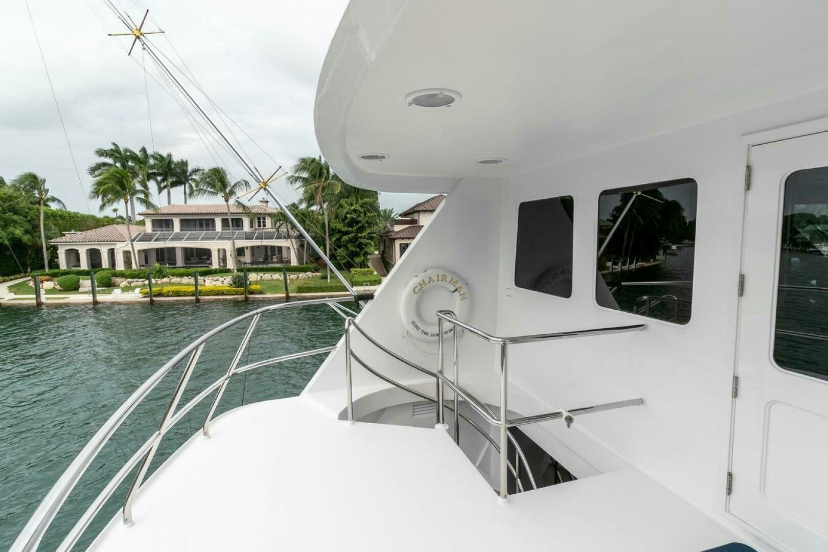 a boat on the water aboard CHAIRMAN  Yacht for Sale
