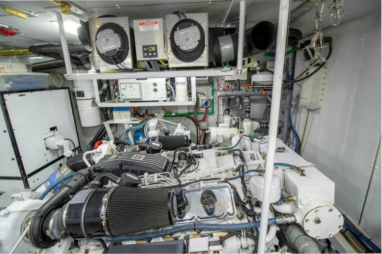 a close-up of a machine aboard CHAIRMAN  Yacht for Sale