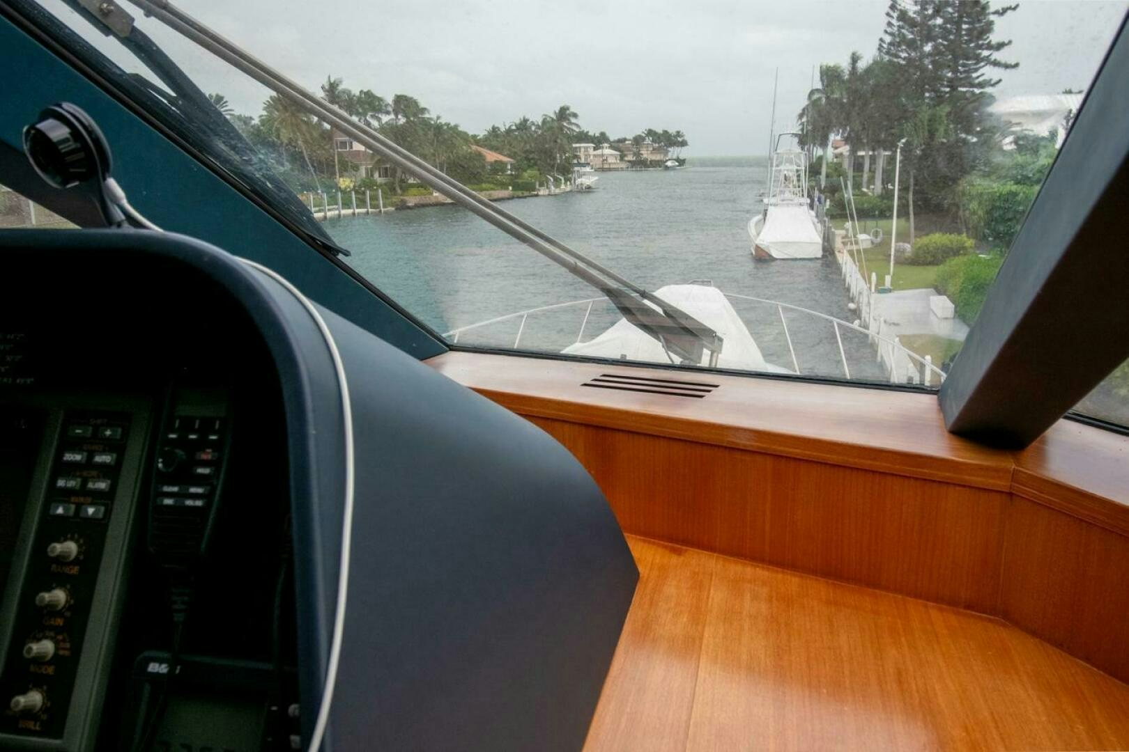 a car driving on a road aboard CHAIRMAN  Yacht for Sale