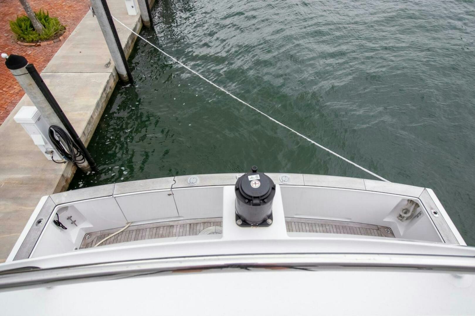 a boat with a rope attached to it aboard CHAIRMAN  Yacht for Sale