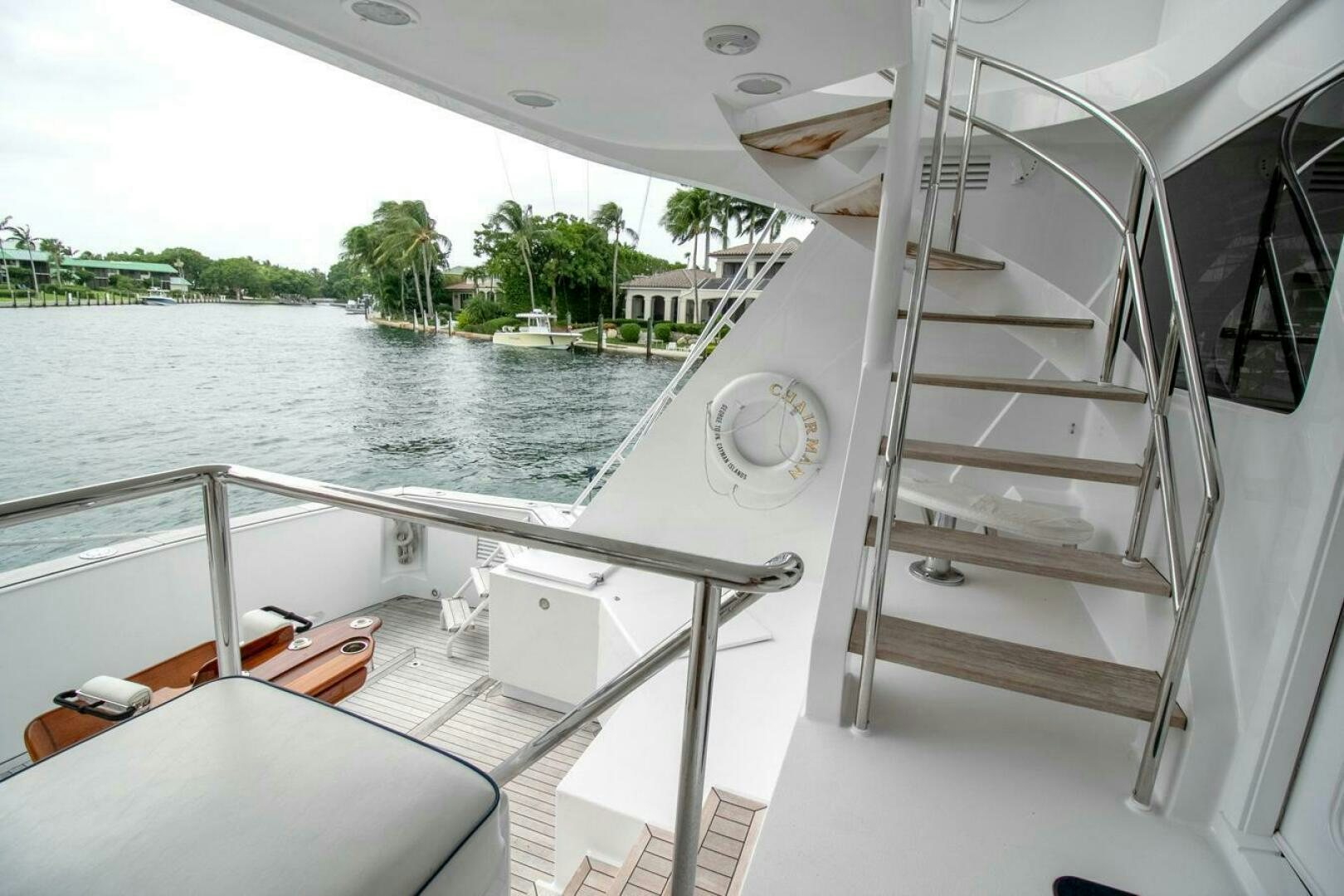 a boat on the water aboard CHAIRMAN  Yacht for Sale