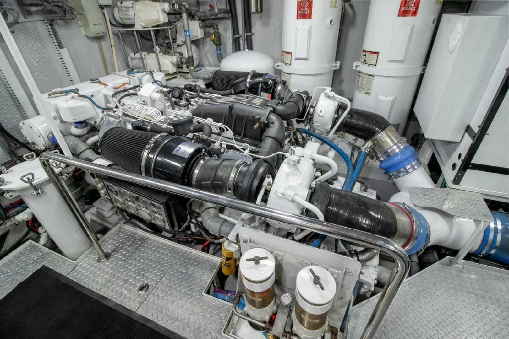 a close-up of a machine aboard CHAIRMAN  Yacht for Sale