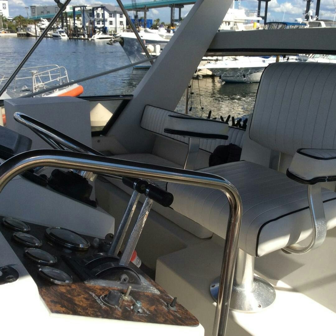 a close-up of a car aboard TREES HOUSE Yacht for Sale