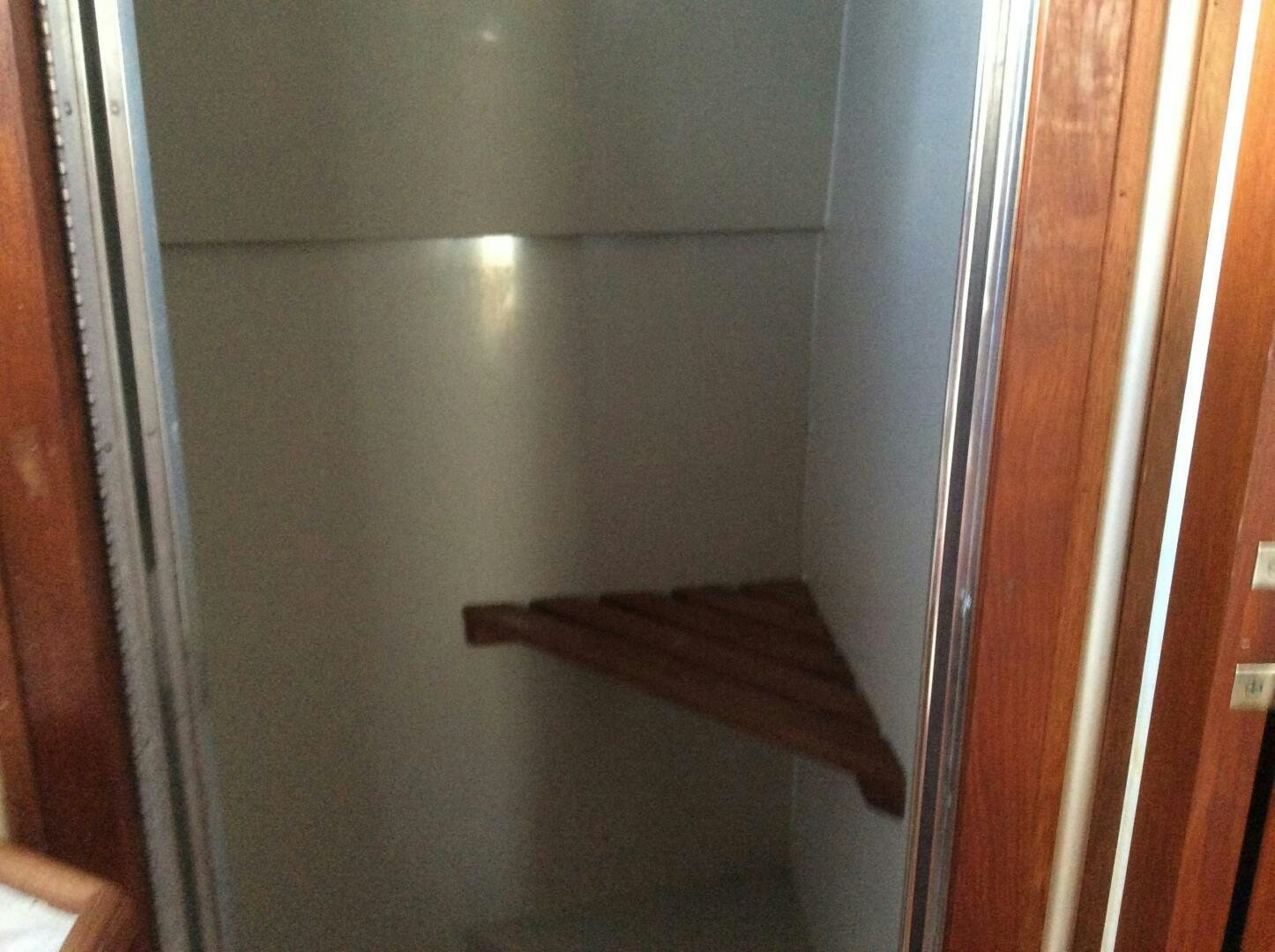 a wooden plank on a wall aboard TREES HOUSE Yacht for Sale