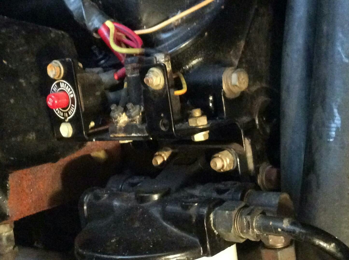 a close-up of a car engine aboard TREES HOUSE Yacht for Sale