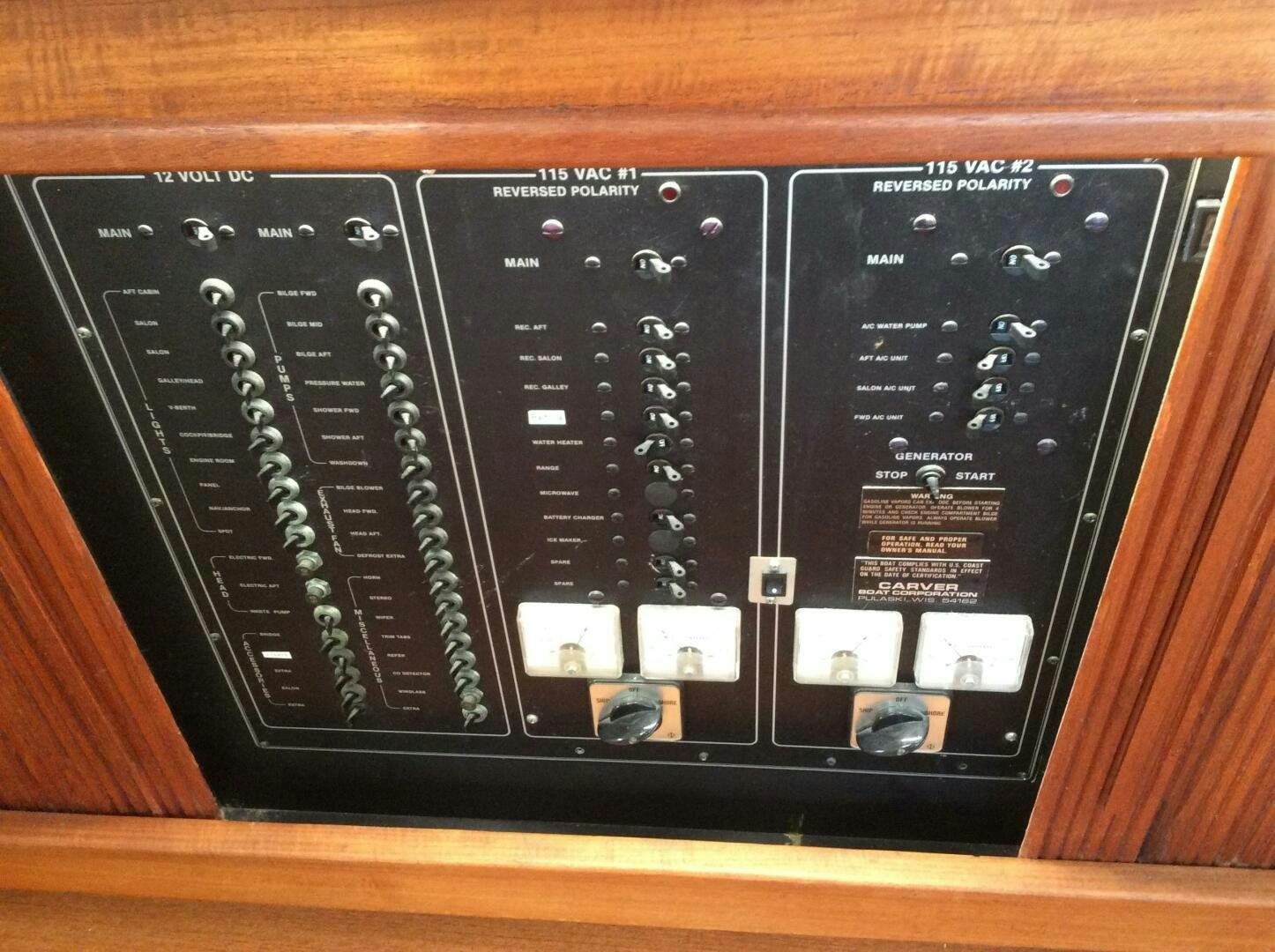 a black electronic device aboard TREES HOUSE Yacht for Sale