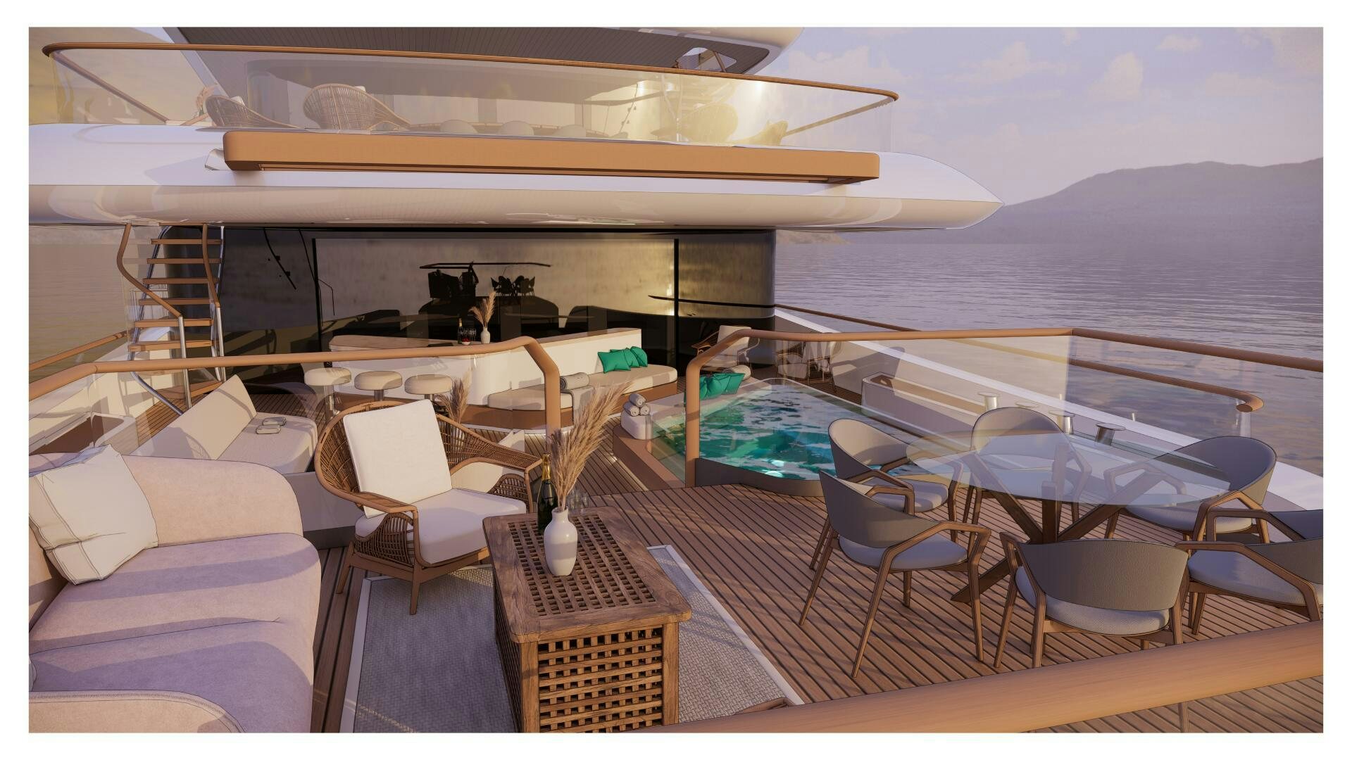 a boat on the water aboard PERENNIAL Yacht for Sale