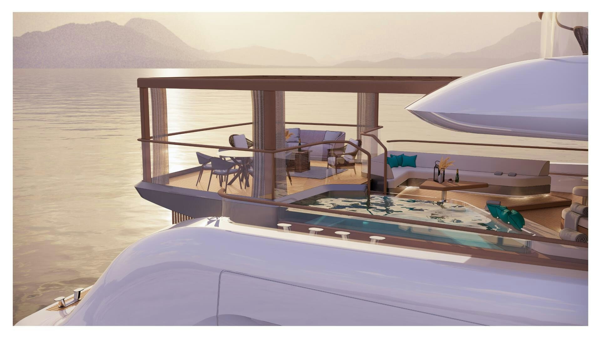 a boat on the water aboard PERENNIAL Yacht for Sale