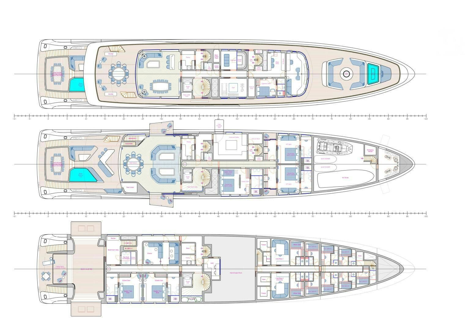 diagram aboard PERENNIAL Yacht for Sale