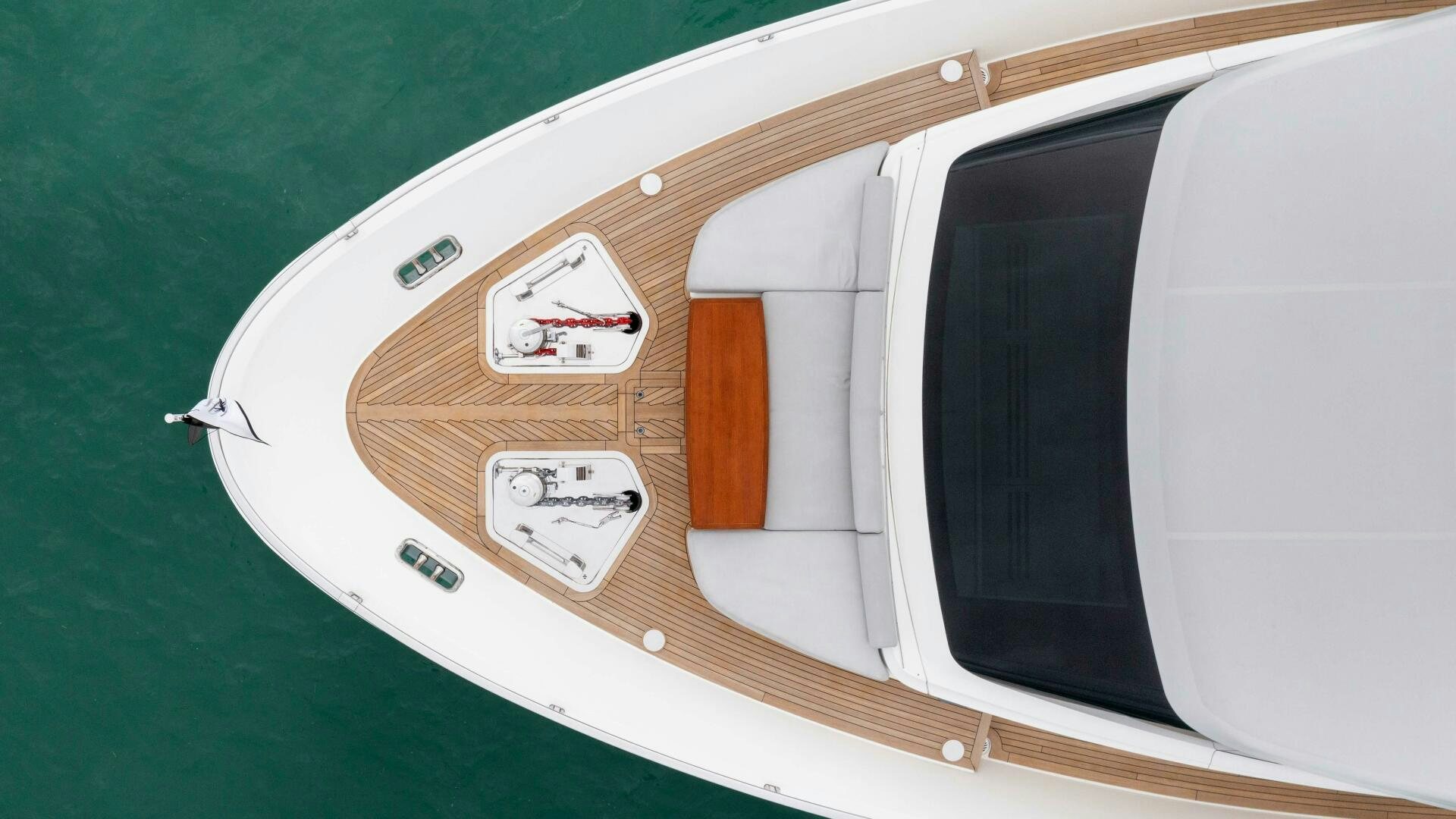 a white electronic device aboard HONEY POT Yacht for Sale