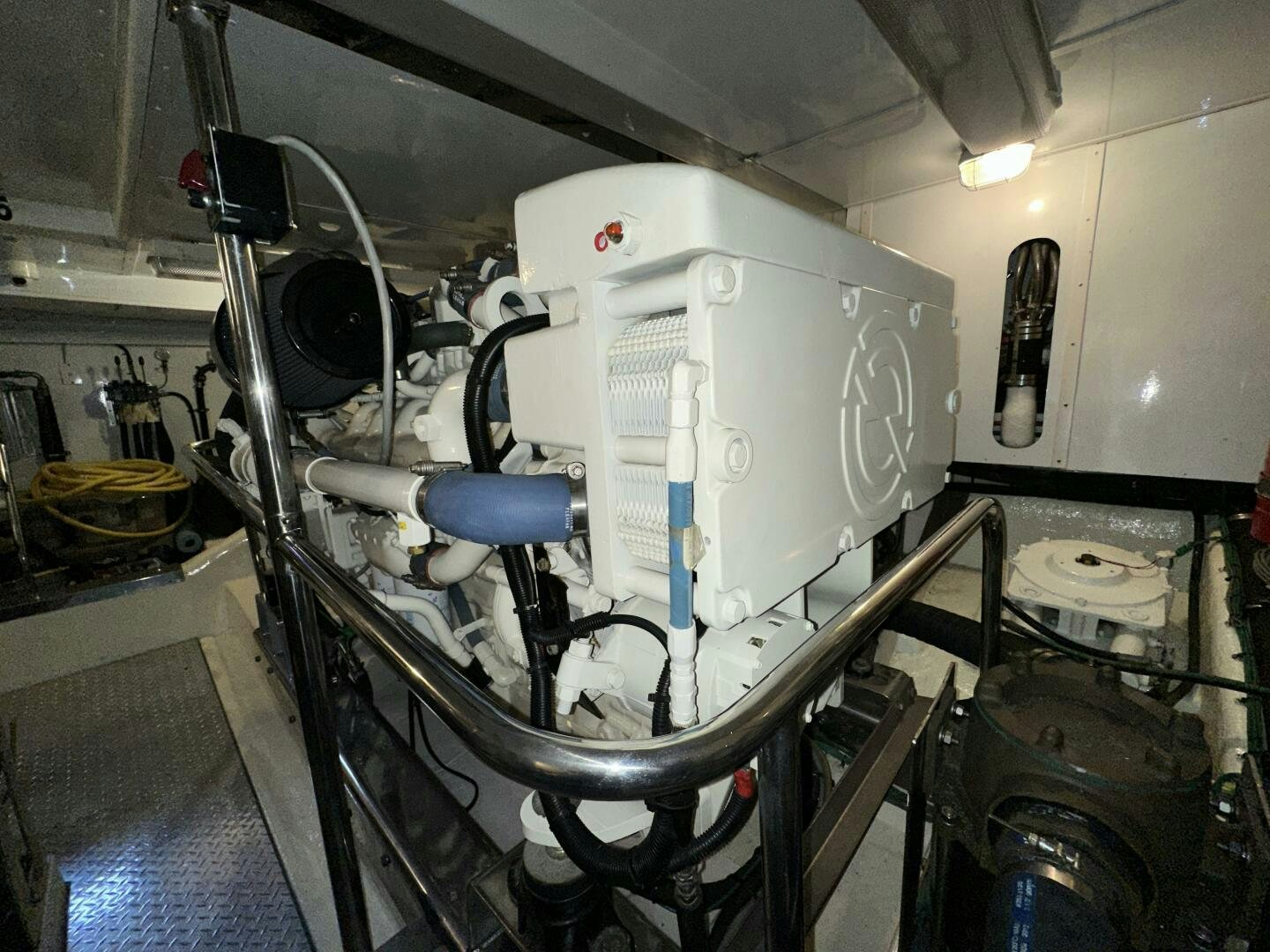 a machine in a room aboard ALL ABORDEAUX Yacht for Sale