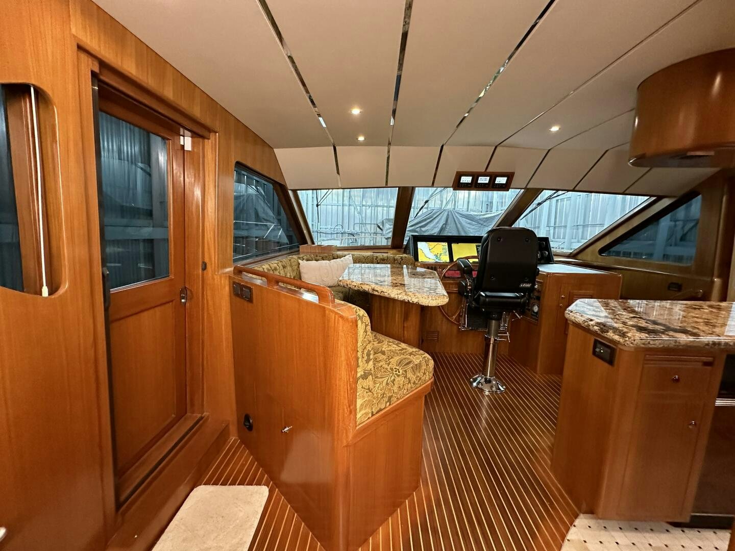 inside of a train aboard ALL ABORDEAUX Yacht for Sale