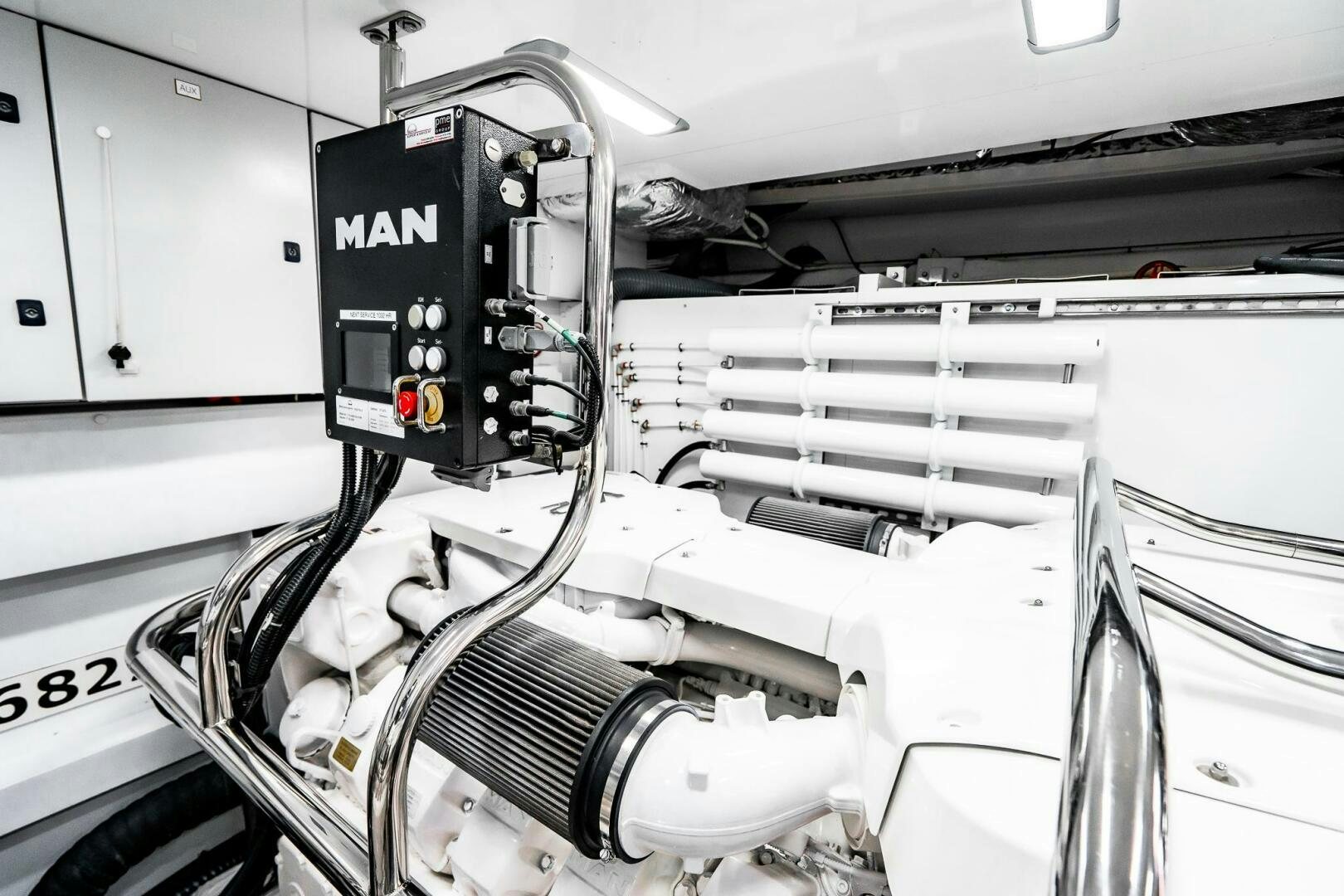 close-up of a machine aboard PERFECT MATCH Yacht for Sale