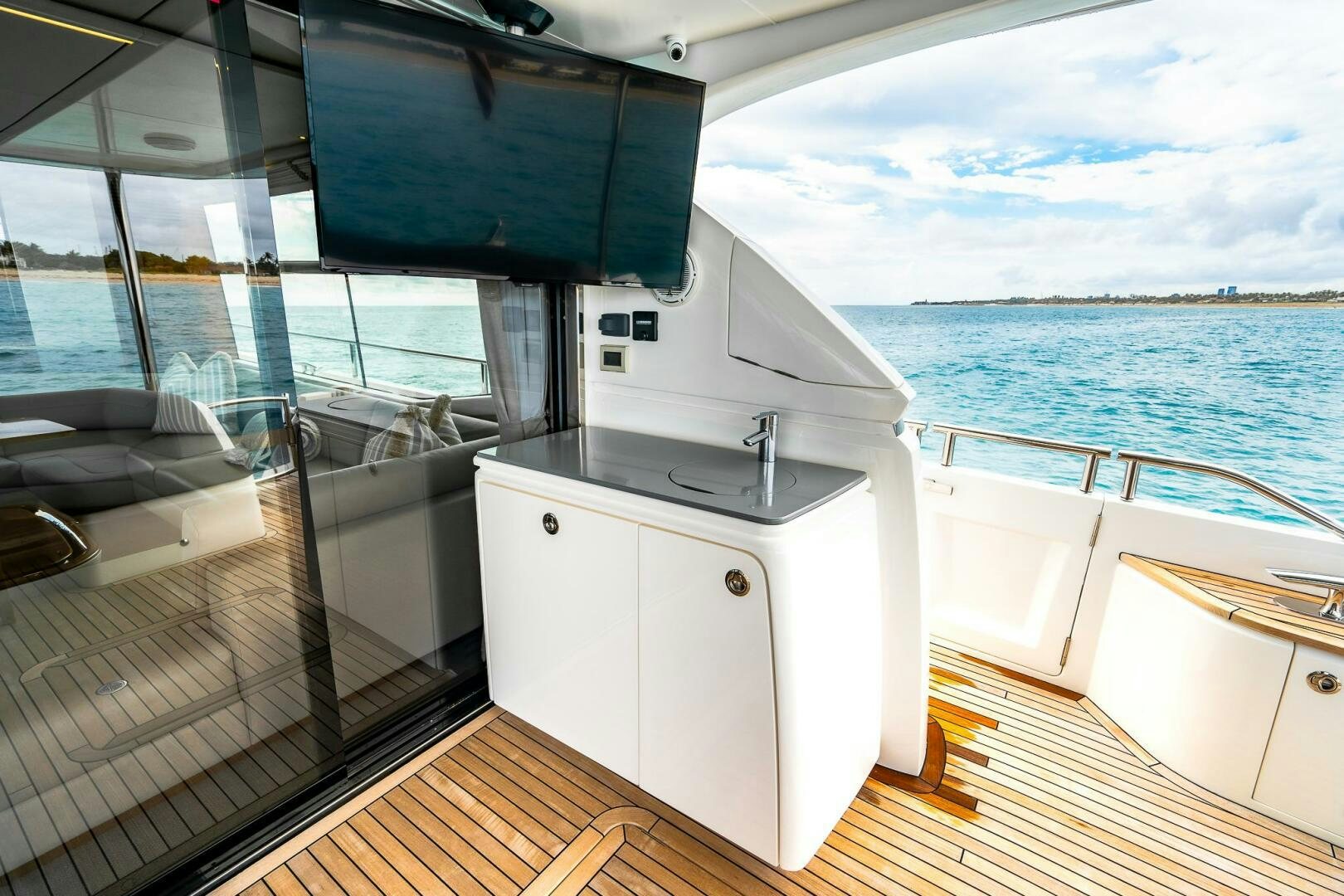 a boat on the water aboard PERFECT MATCH Yacht for Sale