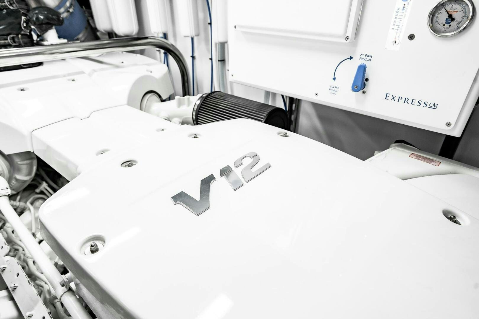 a close-up of a machine aboard PERFECT MATCH Yacht for Sale