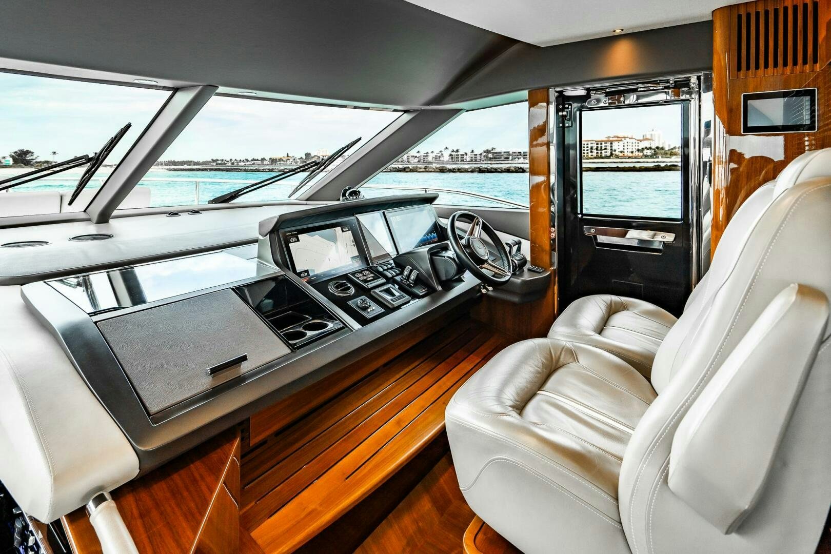 inside of a vehicle aboard PERFECT MATCH Yacht for Sale