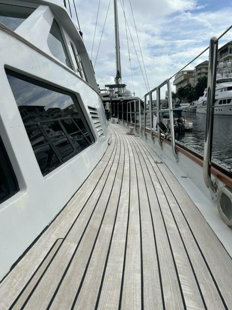 a boat on the water aboard TOTO Yacht for Sale