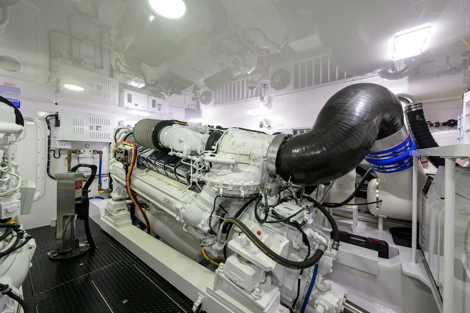 a machine in a factory aboard TAMI ANN Yacht for Sale