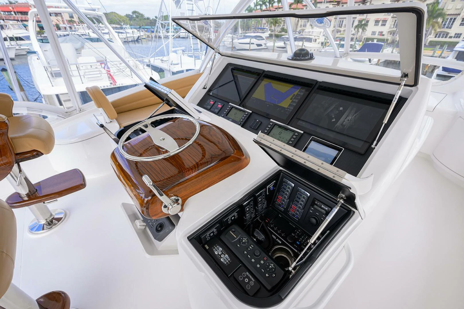 a close-up of a machine aboard TAMI ANN Yacht for Sale