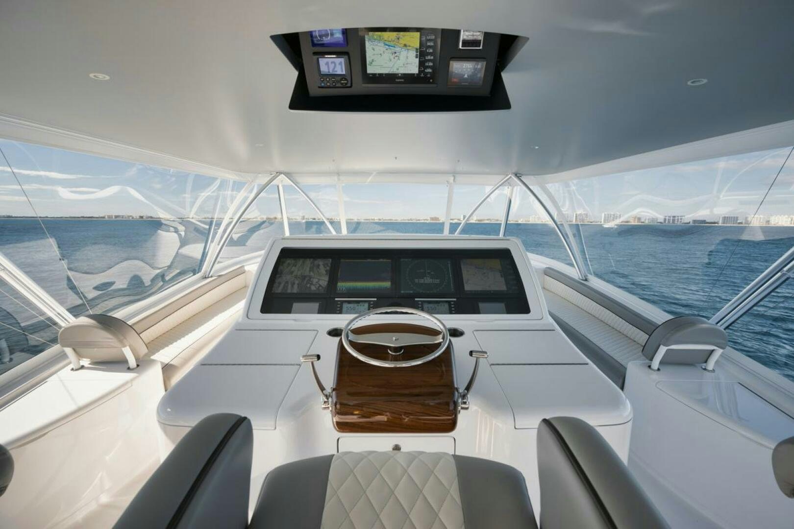 inside of a boat aboard LUCKY DICK Yacht for Sale