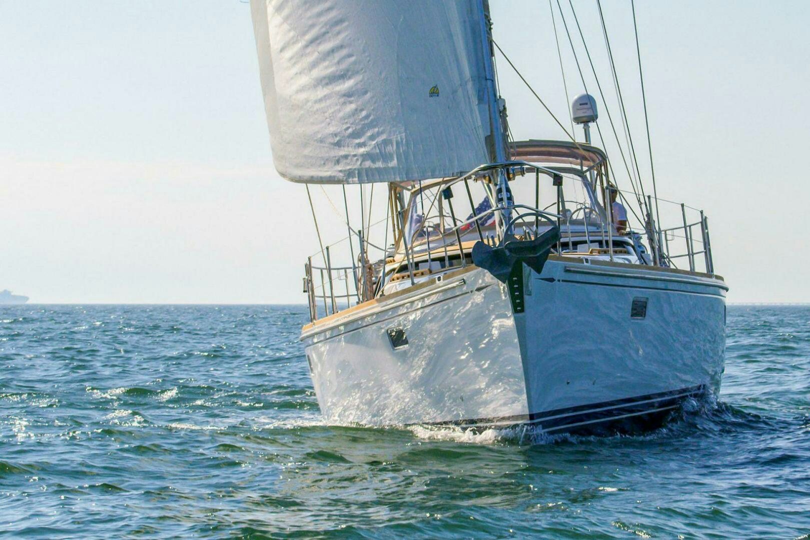 a sailboat in the ocean aboard INDEPEPDENCE Yacht for Sale