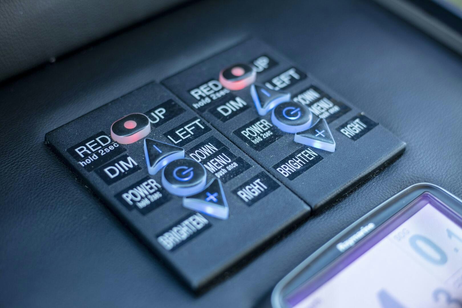 graphical user interface aboard PRIME TIME Yacht for Sale