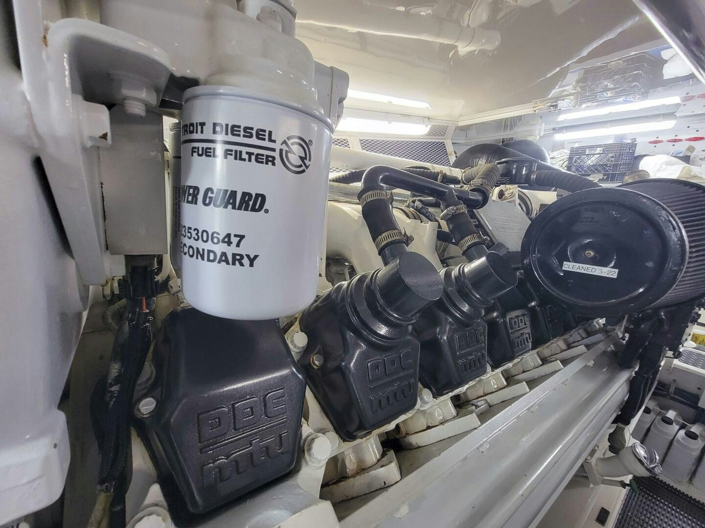 a machine with a price tag aboard PRIME TIME Yacht for Sale